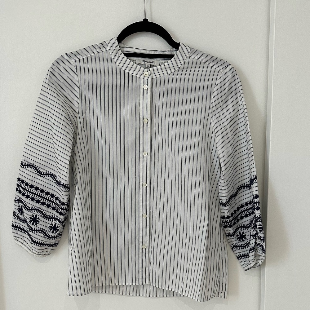 Madewell Striped Blouse